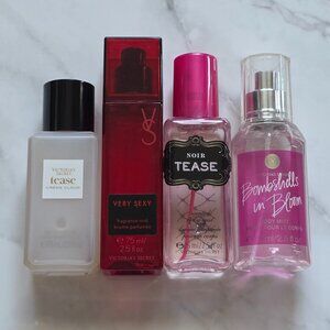 Victoria's Secret-NOIR TEASE-TEASE CREME CLOUD-VERY SEXY-BOMBSHELL BLOOM Mists